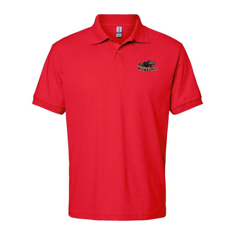 Men's Wisconsin Milwaukee Panthers Gildan Dry Blend Jersey Polo